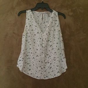 Loft Black and White Blouse 🎀